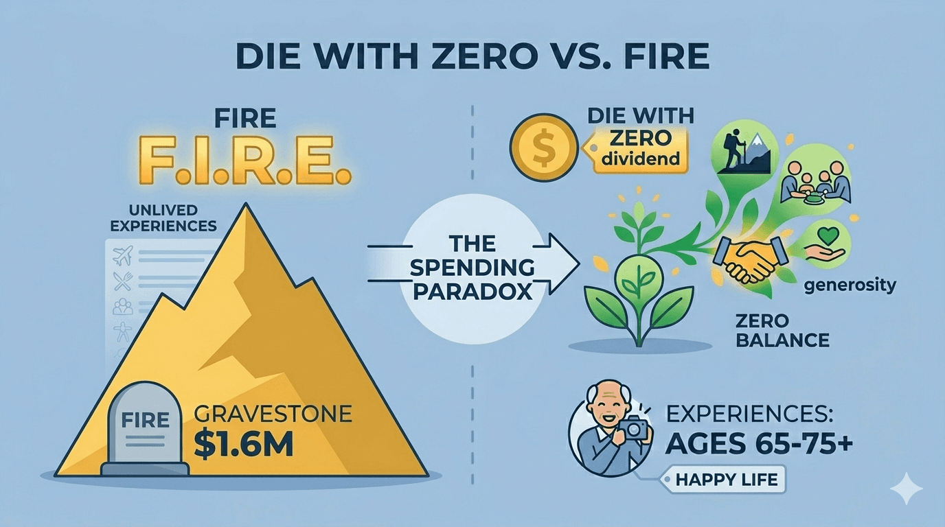 Die With Zero vs. FIRE: Das Rentenausgaben-Paradox