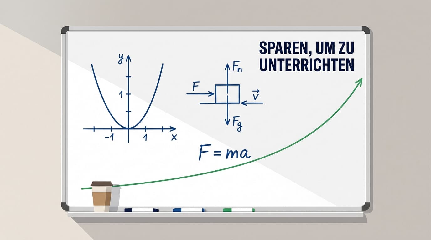 Mit 40 will ich nicht aufhören zu arbeiten. Ich will Mathe unterrichten — für einen Bruchteil meines Gehalts.